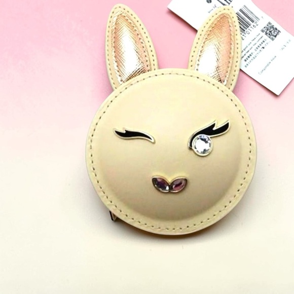 Kate Spade Bun Bun Rare 3D coin purse key fob NWT limited edition novelty - Picture 10 of 12